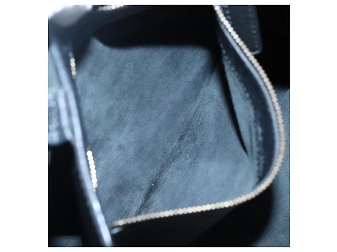 Céline Borsa Tote Verticale in Pelle Mustang Print di CELINE Nero Oro Auth bs27989 D'oro - vista 11