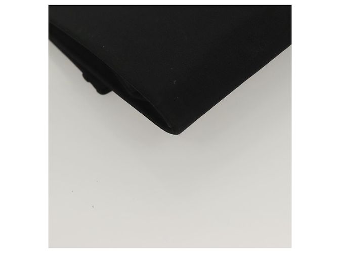 Borsa a mano Gucci in nylon nero e oro Auth ep9712 D'oro - vista 15