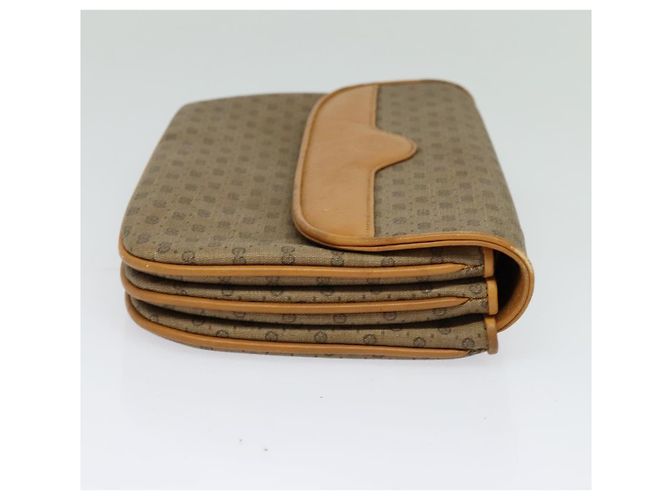 Gucci Borsa a Spalla Micro GG Supreme PVC Beige Oro 004 106 0024 Auth ep9743 D'oro - vista 4