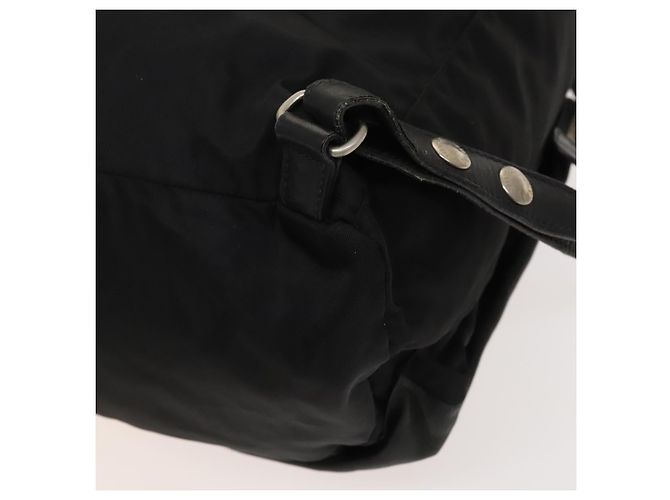 PRADA Backpack Nylon Black Silver Auth bs27860 Silvery - view 18