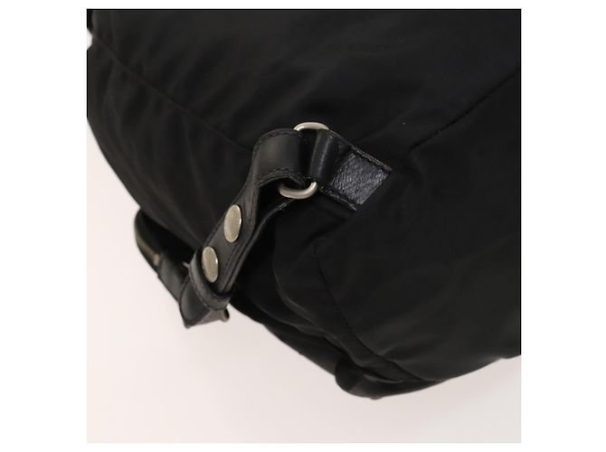 PRADA Backpack Nylon Black Silver Auth bs27860 Silvery - view 19