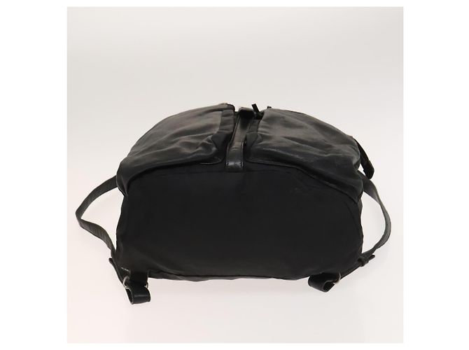 PRADA Backpack Nylon Black Silver Auth bs27860 Silvery - view 5