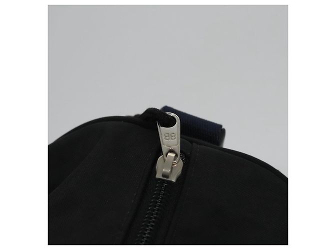 Borsa Boston in tela nera e argento Balenciaga Auth mr1018V Nero - vista 19