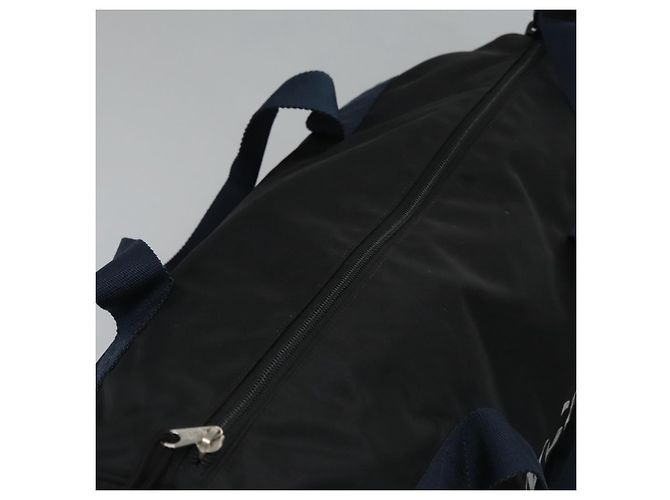 Borsa Boston in tela nera e argento Balenciaga Auth mr1018V Nero - vista 6