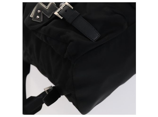 Zaino PRADA in nylon nero Auth 112941V - vista 17
