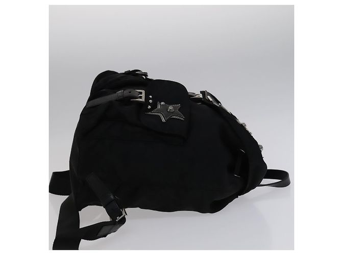 Zaino PRADA in nylon nero Auth 112941V - vista 3