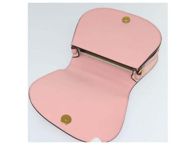 Chloé Borsa a mano Chloe Nile in pelle 2 in 1 rosa oro Auth 113735V D'oro - vista 10