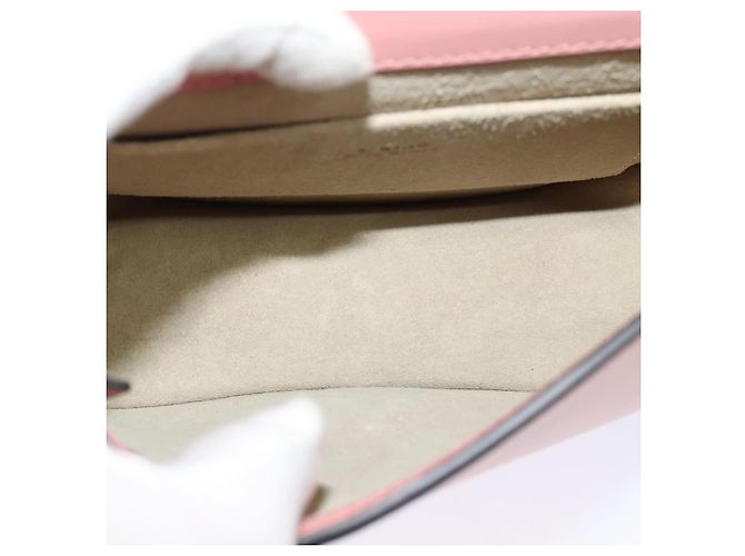 Chloé Borsa a mano Chloe Nile in pelle 2 in 1 rosa oro Auth 113735V D'oro - vista 11