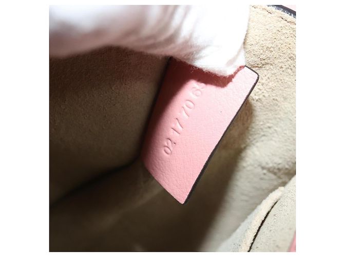 Chloé Borsa a mano Chloe Nile in pelle 2 in 1 rosa oro Auth 113735V D'oro - vista 12