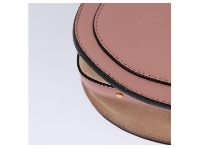 Chloé Borsa a mano Chloe Nile in pelle 2 in 1 rosa oro Auth 113735V D'oro - vista 16