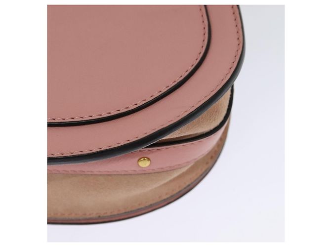 Chloé Borsa a mano Chloe Nile in pelle 2 in 1 rosa oro Auth 113735V D'oro - vista 17