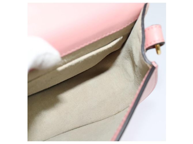 Chloé Borsa a mano Chloe Nile in pelle 2 in 1 rosa oro Auth 113735V D'oro - vista 19