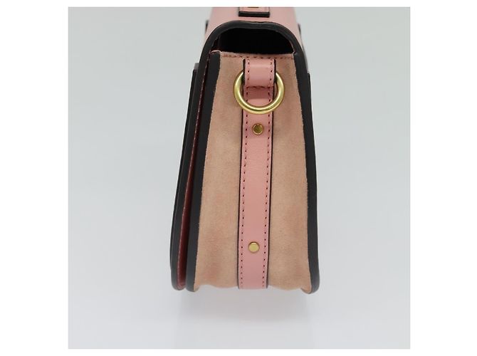 Chloé Borsa a mano Chloe Nile in pelle 2 in 1 rosa oro Auth 113735V D'oro - vista 4