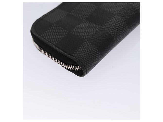 LOUIS VUITTON Pochette Cles Damier Graphite Porta Moedas N61235 LV Auth KD220V Damier ebene - vista 15