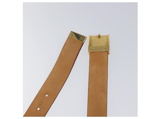 LOUIS VUITTON Monogramm Multicolor Quadratgürtel Weiß M9270U Auth EC172V - Ansicht 14