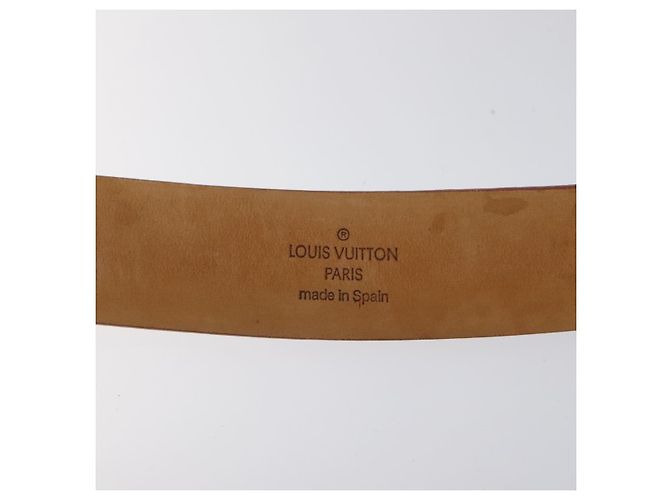 LOUIS VUITTON Monogramm Multicolor Quadratgürtel Weiß M9270U Auth EC172V - Ansicht 6