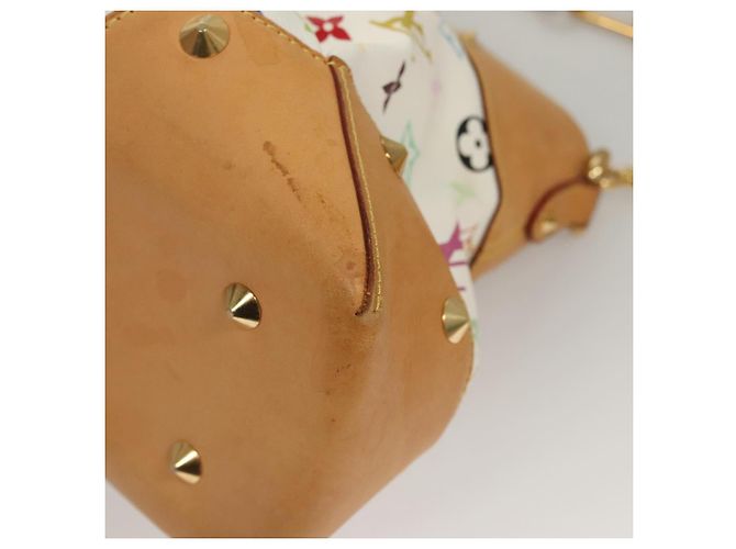 LOUIS VUITTON Schultertasche Judy GM Monogramm Multicolor Weiß M40253 Auth BD1463V - Ansicht 17