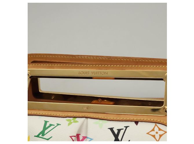 LOUIS VUITTON Schultertasche Judy GM Monogramm Multicolor Weiß M40253 Auth BD1463V - Ansicht 18