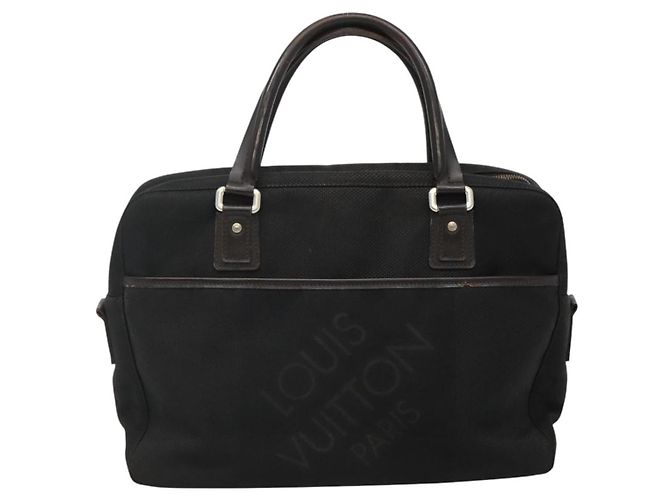 LOUIS VUITTON Borsa da lavoro Damier Geant Yak Nera M93082 LV Auth bs22587 Nero - vista 2