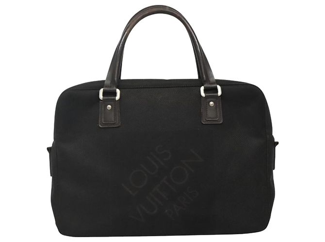 LOUIS VUITTON Borsa da lavoro Damier Geant Yak Nera M93082 LV Auth bs22587 Nero - vista 3