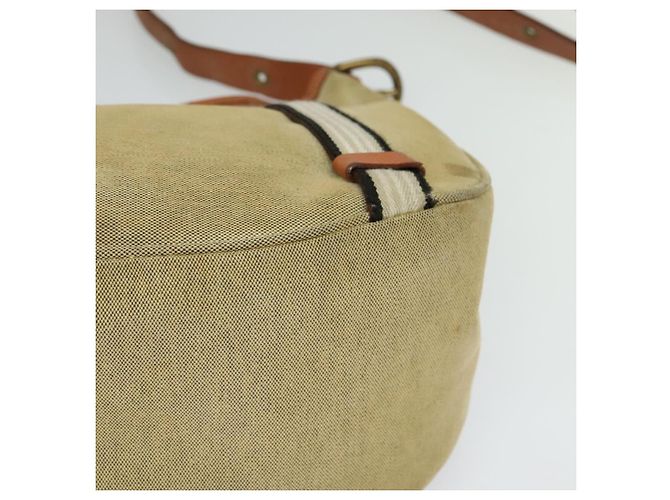 Borsa a Spalla Burberry Blue Label in Tela Beige Oro Auth bs23029 D'oro - vista 11