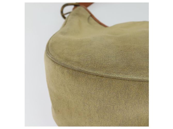 Borsa a Spalla Burberry Blue Label in Tela Beige Oro Auth bs23029 D'oro - vista 12
