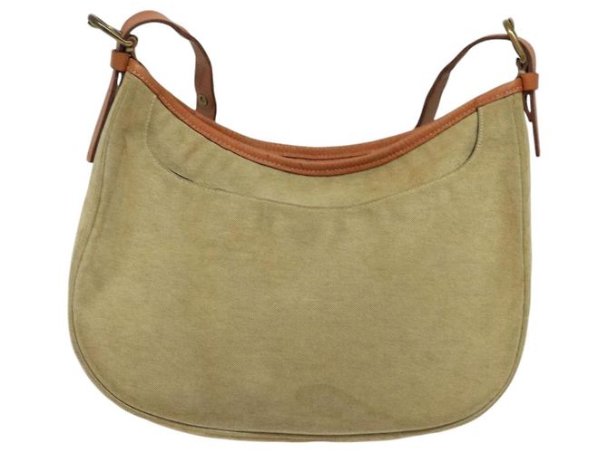 Borsa a Spalla Burberry Blue Label in Tela Beige Oro Auth bs23029 D'oro - vista 3