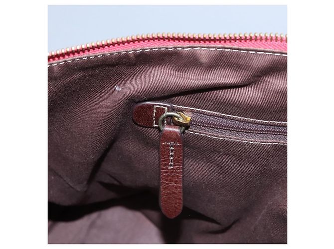 BURBERRY Blue Label Tote Bag Nylon Rot Auth ti2825 - Ansicht 21
