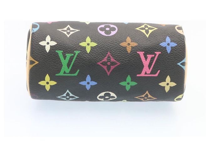 LOUIS VUITTON Monogram Multicolor Mini Speedy Handtasche Schwarz M92644 Auth 26986SM - Ansicht 8