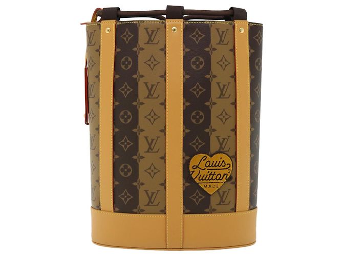 Louis Vuitton Borsa a tracolla Randonnee Monogram Stripe VUITTON M45968 Auth 31989S Monogramma - vista 13