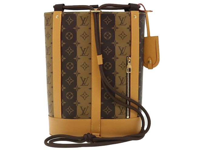 Louis Vuitton Borsa a tracolla Randonnee Monogram Stripe VUITTON M45968 Auth 31989S Monogramma - vista 2