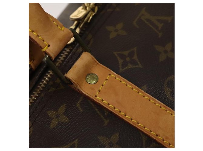 LOUIS VUITTON Borsa Boston Monogram Keepall 55 M41424 LV Auth 123478 Monogramma - vista 14
