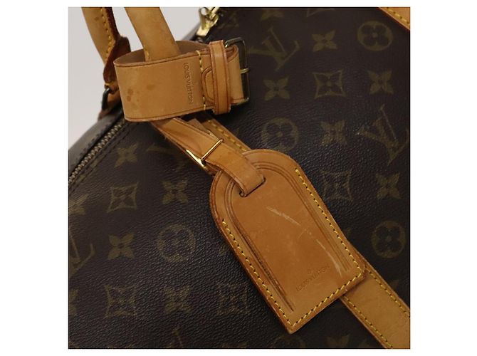 LOUIS VUITTON Borsa Boston Monogram Keepall 55 M41424 LV Auth 123478 Monogramma - vista 16