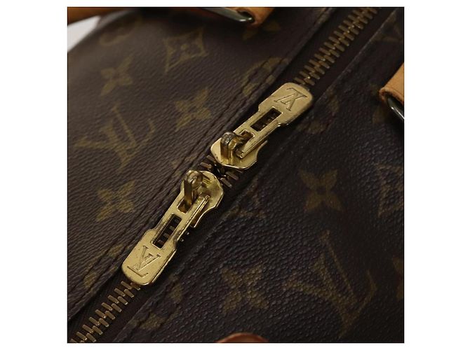 LOUIS VUITTON Borsa Boston Monogram Keepall 55 M41424 LV Auth 123478 Monogramma - vista 17