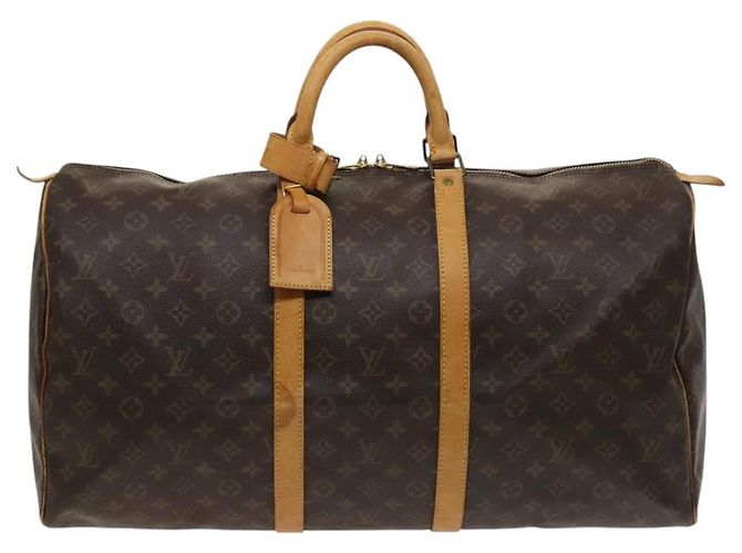 LOUIS VUITTON Borsa Boston Monogram Keepall 55 M41424 LV Auth 123478 Monogramma - vista 2