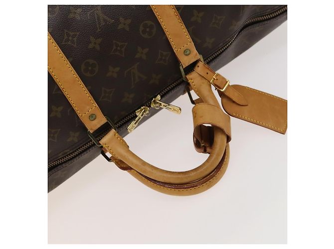LOUIS VUITTON Borsa Boston Monogram Keepall 55 M41424 LV Auth 123478 Monogramma - vista 7