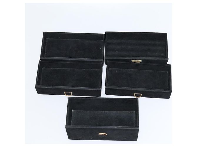 FENDI Zucca Canvas Schmuckkoffer Schmuckbox Schwarz Braun Auth 113789SV - Ansicht 22