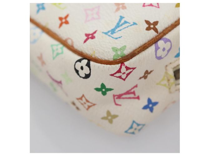 LOUIS VUITTON Pochette Wapity Monogram Multicolore Bianca M58033 Auth 114598V Bianco - vista 14
