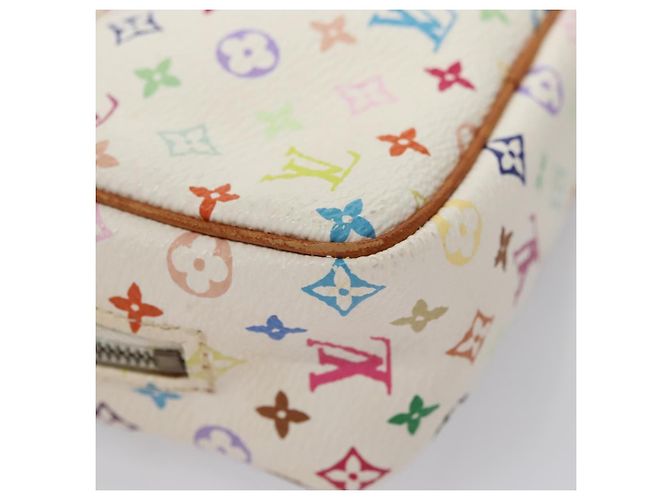 LOUIS VUITTON Pochette Wapity Monogram Multicolore Bianca M58033 Auth 114598V Bianco - vista 15