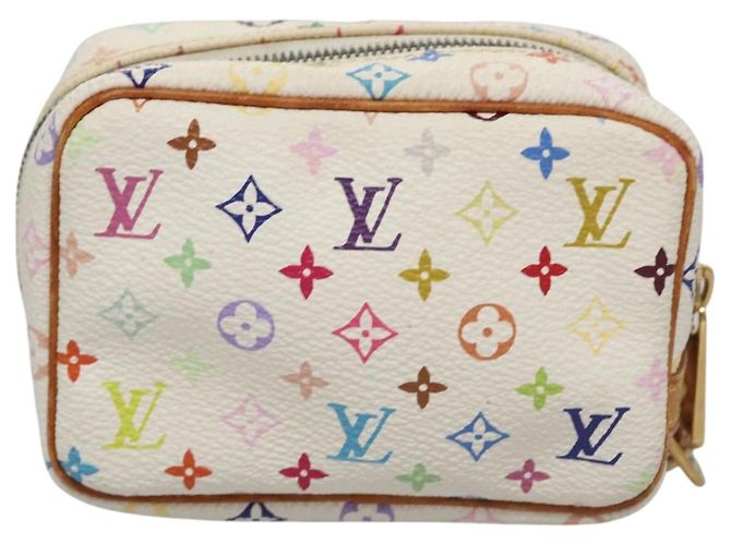 LOUIS VUITTON Pochette Wapity Monogram Multicolore Bianca M58033 Auth 114598V Bianco - vista 2