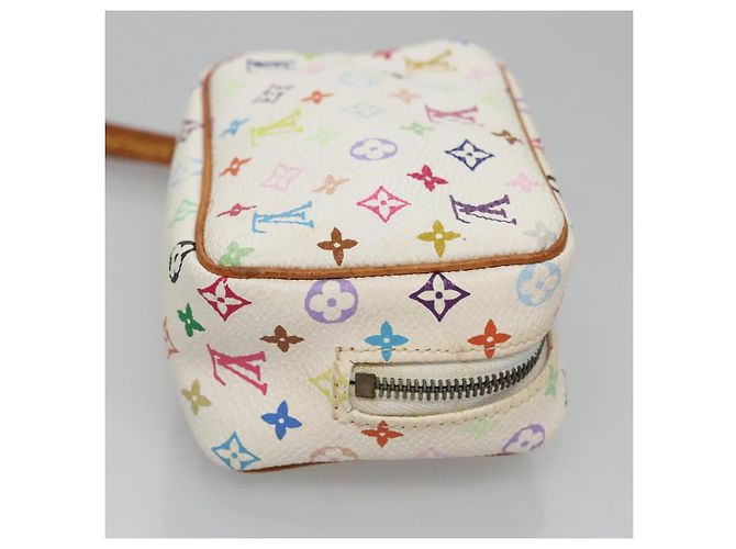 LOUIS VUITTON Pochette Wapity Monogram Multicolore Bianca M58033 Auth 114598V Bianco - vista 3