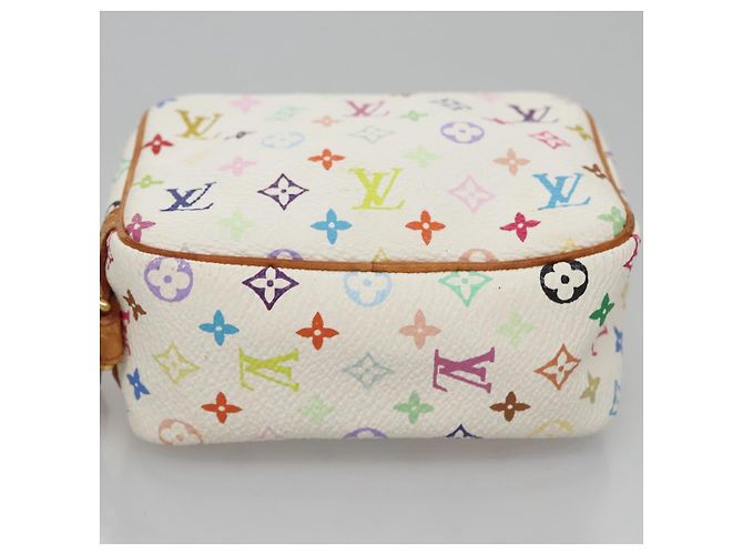 LOUIS VUITTON Pochette Wapity Monogram Multicolore Bianca M58033 Auth 114598V Bianco - vista 6
