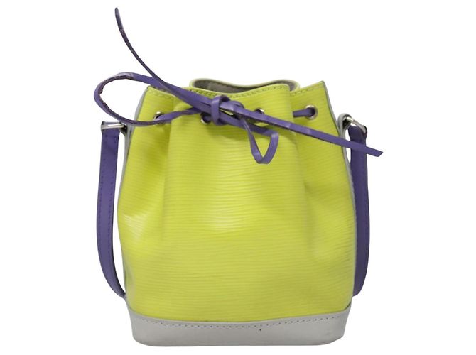LOUIS VUITTON Borsa a Spalla Epi Nanonoe Gialla M42501 LV Auth 114521V Giallo - vista 13