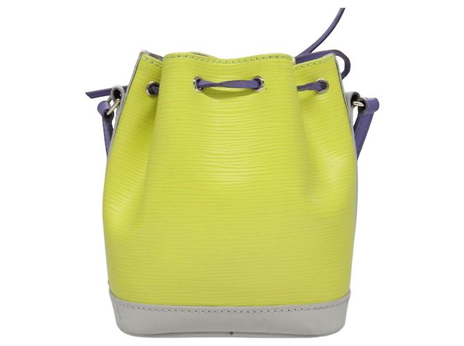 LOUIS VUITTON Borsa a Spalla Epi Nanonoe Gialla M42501 LV Auth 114521V Giallo - vista 2