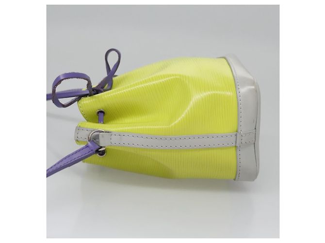 LOUIS VUITTON Borsa a Spalla Epi Nanonoe Gialla M42501 LV Auth 114521V Giallo - vista 4