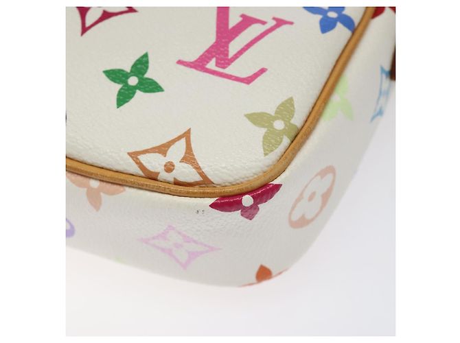 LOUIS VUITTON Bolsa de Hombro Lift Monograma Multicolor Blanco M40055 LV Auth 115206V - vista 16