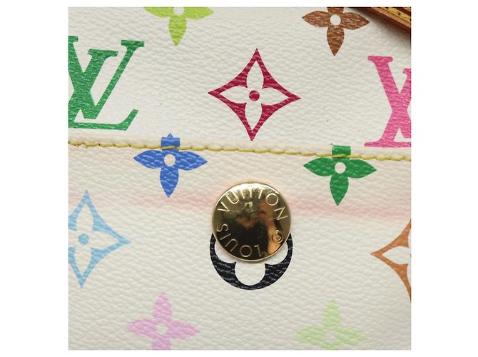 LOUIS VUITTON Bolsa de Hombro Lift Monograma Multicolor Blanco M40055 LV Auth 115206V - vista 18