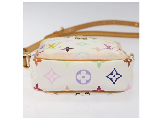 LOUIS VUITTON Bolsa de Hombro Lift Monograma Multicolor Blanco M40055 LV Auth 115206V - vista 5