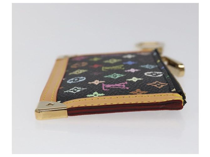 LOUIS VUITTON Monogramm Multicolor Pochette Cles Tasche Schwarz M92654 Auth EC410SV - Ansicht 3