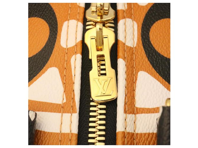 LOUIS VUITTON LV Crafty Keepall Bandouliere 45 Boston Caramel M45473 Auth 29194S Caramello Monogramma - vista 18